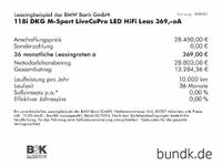 gebraucht BMW 118 i DKG M-Sport LiveCoPro LED HiFi Leas 369,-oA
