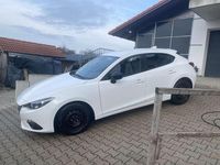 Gebraucht Mazda 3 Prime-Line 101 PS (74 kW) 2016 Weiß Kleinwagen