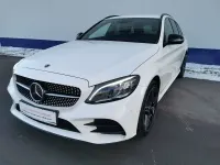 Gebraucht Mercedes C300 AMG line 245 PS (180 kW) 2021 Polarweiss  unilack Kombi