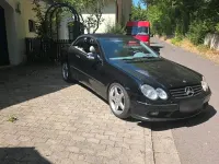 Gebraucht Mercedes CLK200 163 PS (119 kW) 2003 Schwarz Cabrio
