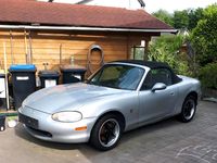 Gebraucht Mazda MX5 110 PS (80 kW) 1998 Silber Cabrio