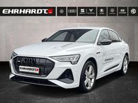 Gebraucht Audi e-tron Sportback S-Line 300 kW (408 PS) 2022 Schwarz SUV