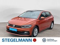 Gebraucht VW Polo Highline 95 PS (69 kW) 2019 Orange Limousine