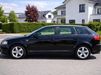 Usata Audi A3 102 CV (75 kW) 2009 Nero Utilitaria