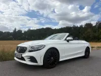 Gebraucht Mercedes C180 AMG 156 PS (114 kW) 2020 Weiß Cabrio