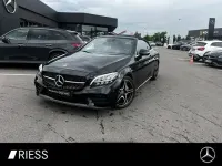Gebraucht Mercedes C220 AMG 194 PS (142 kW) 2022 Metalliclack obsidianschwarz m Cabrio