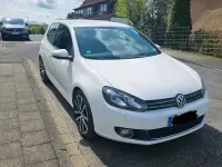 Gebraucht VW Golf VI Highline 140 PS (102 kW) 2010 Weiß Kleinwagen