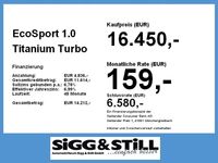 Gebraucht Ford Ecosport Titanium 125 PS (91 kW) 2022 Obsidianschwarz metallic SUV