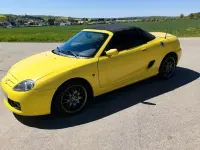 Käytetty MG TF 136 HP (100 kW) 2003 Keltainen Avoauto