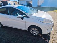 Gebraucht Ford Fiesta Titanium 82 PS (60 kW) 2009 Weiß Kleinwagen
