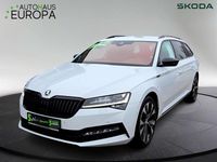 Gebraucht Skoda Superb SportLine 200 PS (147 kW) 2022 Moonweiß perleffekt Kombi