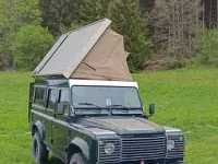 Gebraucht Land Rover Defender 113 PS (83 kW) 1997 Grün Van / Kleinbus
