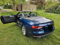 gebraucht Audi A5 Cabriolet blau metallic, AHK schwenkbar