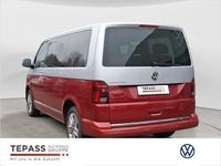 Gebraucht VW Multivan Comfortline 150 PS (110 kW) 2020 Reflexsilber / fortanarot meta Van