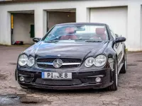Gebraucht Mercedes SL55 AMG AMG 500 PS (367 kW) 2004 Schwarz Cabrio