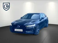 Gebraucht Volvo V60 R-Design 250 PS (183 kW) 2020 Onyx black / metallic Kombi