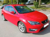 Usata Seat Leon FR 122 CV (89 kW) 2012 Rosso Berlina