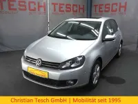 Gebraucht VW Golf VI Team 105 PS (77 kW) 2011 Silber Kleinwagen
