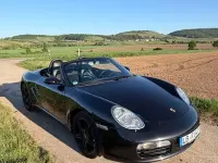 Second-hand Porsche Boxster 239 CP (175 kW) 2005 Negru Cabrio