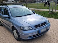 Gebraucht Opel Astra 105 PS (77 kW) 2003 Blau Kombi