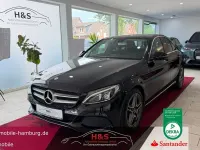 Gebraucht Mercedes C300 AMG line 245 PS (180 kW) 2017 Obsidianschwarz  lack Limousine