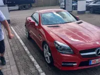 Gebraucht Mercedes SLK250 AMG line 204 PS (150 kW) 2012 Rot Cabrio