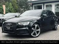 Używany Audi A3 S-Line 150 KM (110 kW) 2018 Czarny Sedan/Limuzyna