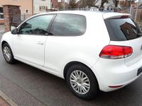 Gebraucht VW Golf VI Style 105 PS (77 kW) 2011 Weiß Kleinwagen