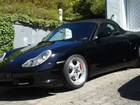 Gebraucht Porsche Boxster S 260 PS (191 kW) 2002 Tiefschwarz Cabrio