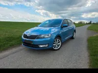 Brugt Skoda Rapid Dynamic 105 HK (77 kW) 2013 Blå Hatchback