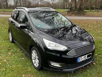 Gebraucht Ford Grand C-Max Titanium 125 PS (91 kW) 2017 Schwarz Van / Kleinbus