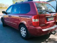 Brugt Kia Carnival 184 HK (135 kW) 2006 Rød MPV