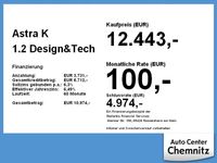 Gebraucht Opel Astra Design & Tech 131 PS (96 kW) 2021 Argon silber Limousine