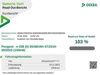 Gebraucht Peugeot e-208 Allure 100 kW (136 PS) 2023 Weiß Kleinwagen