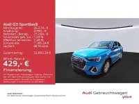 Gebraucht Audi Q3 Sportback Design 150 PS (110 kW) 2022 Turboblau SUV