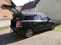 gebraucht Opel Zafira 1.8 Edition, schwarz, 7-Sitzer, gepflegter Zustand