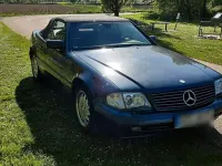 Gebraucht Mercedes SL320 231 PS (169 kW) 1998 Blau Cabrio