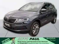 Gebraucht Skoda Karoq Clever 150 PS (110 kW) 2021 Quarzgrau metallic SUV