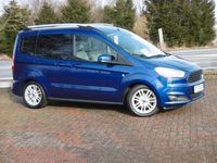 Gebraucht Ford Tourneo Courier Titanium 101 PS (74 kW) 2014 Blau Van / Kleinbus