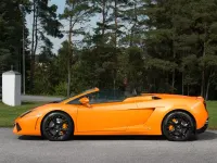 Usata Lamborghini Gallardo 560 CV (411 kW) 2012 Arancione Cabrio
