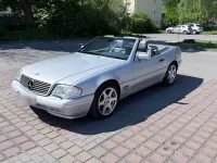 Gebraucht Mercedes SL320 231 PS (169 kW) 1997 Silber Cabrio