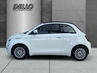 Gebraucht Fiat 500e 86 kW (118 PS) 2023 Arktis weiß Cabrio