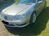 Gebraucht Mercedes SL500 306 PS (225 kW) 2003 Silber Cabrio