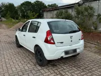 Gebraucht Dacia Sandero 75 PS (55 kW) 2009 Weiß Kleinwagen