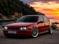 Używany VW Golf 116 KM (85 kW) 2000 Czerwony Kabriolet