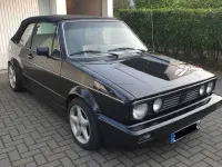 Gebraucht VW Golf Cabriolet 98 PS (72 kW) 1990 Schwarz Cabrio