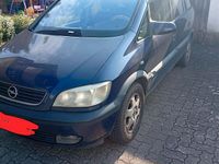 Gebraucht Opel Zafira 125 PS (91 kW) 2001 Blau Van / Kleinbus
