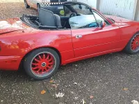 Gebraucht Mazda MX5 116 PS (85 kW) 1991 Rot Cabrio