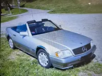 Gebraucht Mercedes SL500 320 PS (235 kW) 1994 Silber Cabrio