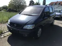Gebraucht Opel Zafira Selection 125 PS (91 kW) 2002 Blau Van / Kleinbus